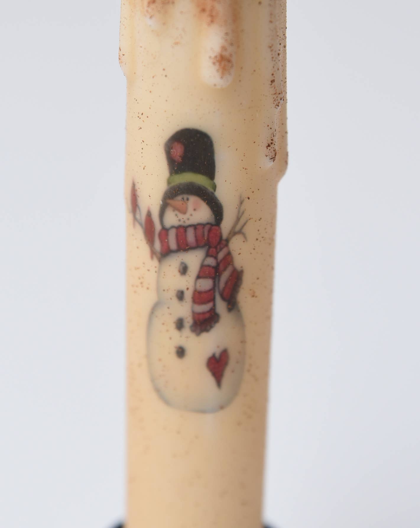LMS Wholesale - Wholesale Flameless Candle - Snowman with Cardinals LED Time Taper Candle2