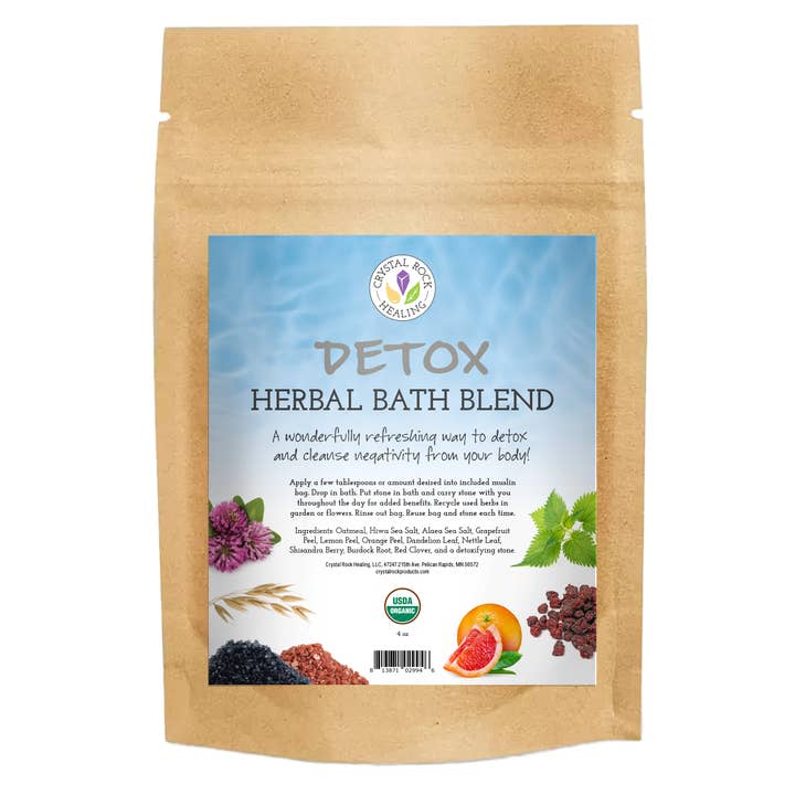 Crystal Rock Healing, LLC - Wholesale Bath Salts - Bath Blend Organic- Detox1