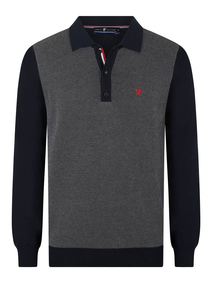 Men's Polo Neck Pullover for wholesale by Denim Culture