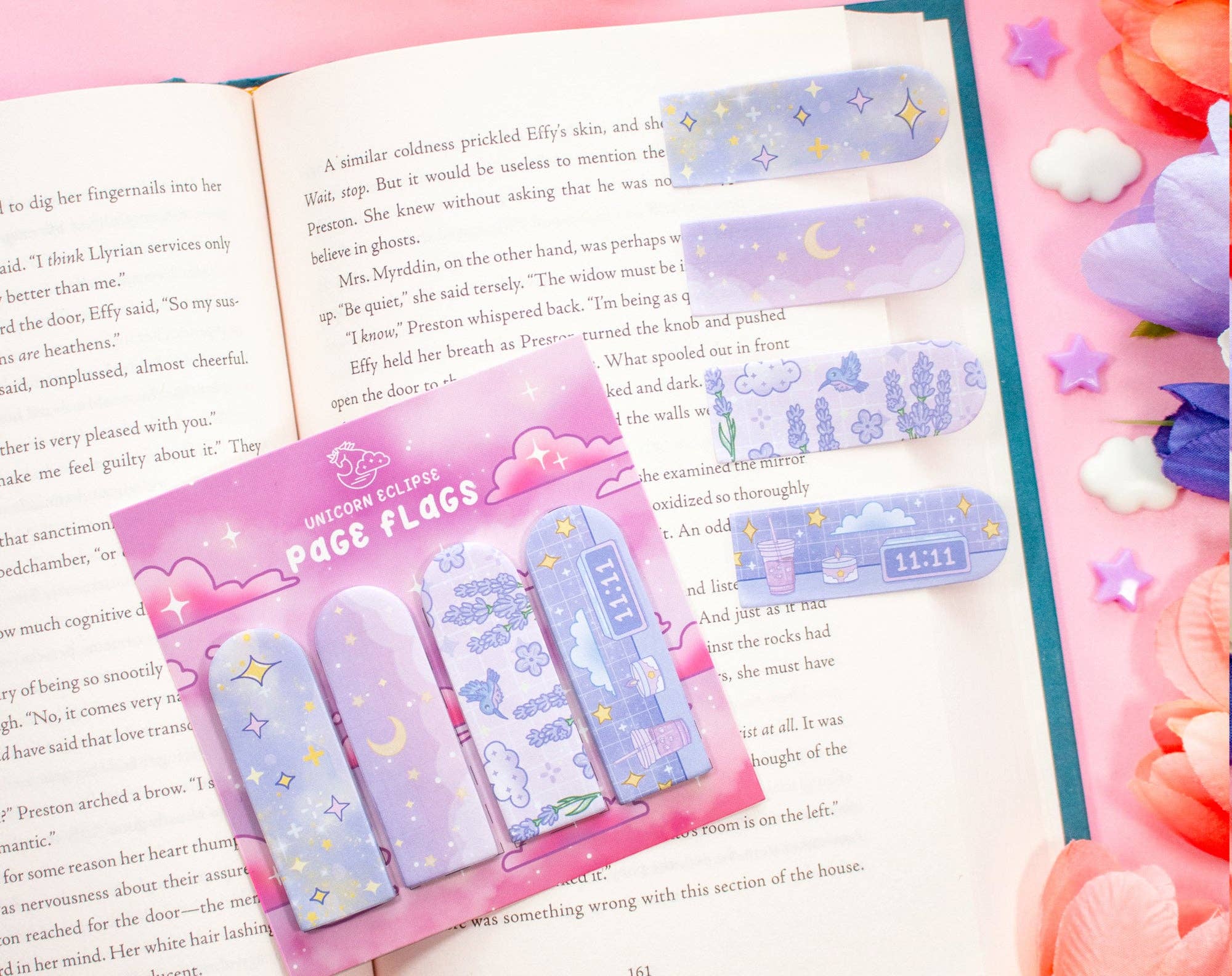 Unicorn Eclipse - Wholesale Sticker - Page Flags (Purple)4