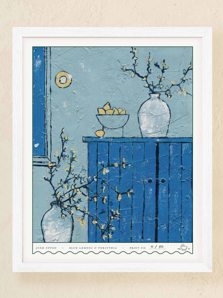 Blue Lemons & Forsythia for wholesale by Baba June Collective