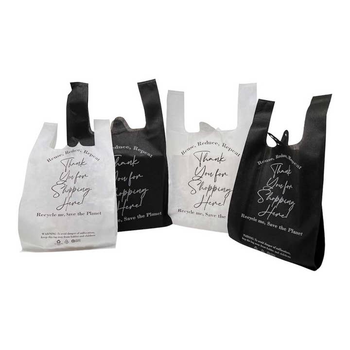 Shopping Bag,Reusable, "Thank you for Shopping Here" 650 qty for wholesale by Natto USA