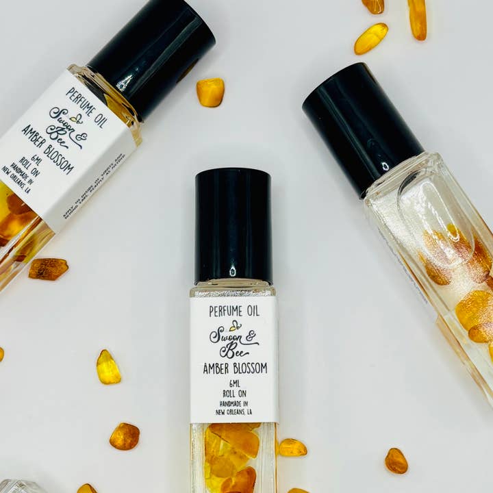 Swoon & Bee - Wholesale Roll-On Fragrance - Roll On Perfume Oil, Amber Blossom