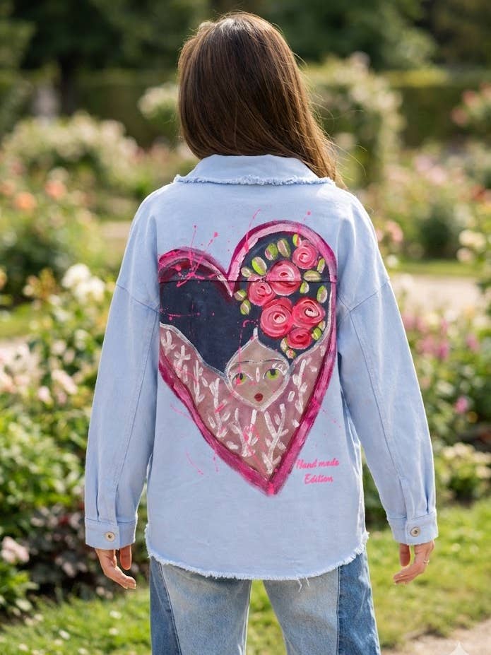 Limited Edition Printed Denim Jacket for wholesale by VICTORIA&ISAAC