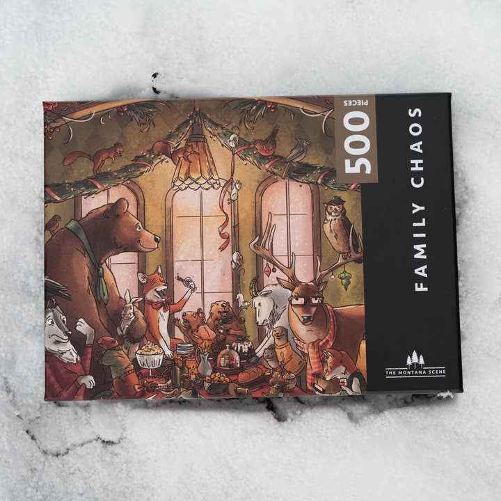 The Montana Scene - Wholesale Puzzle - Adult - Family Chaos Puzzle - 500 Pieces0