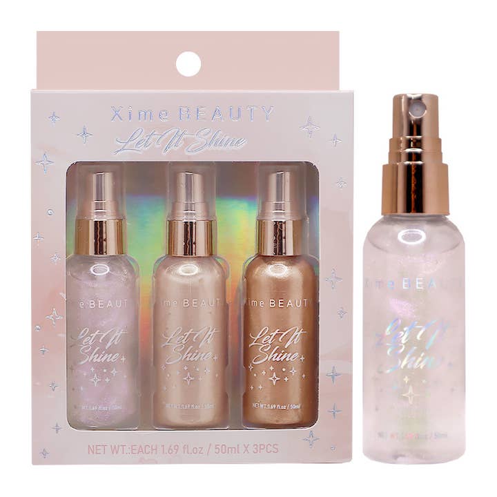 Xime XB-SS01 Let it Shine Body Shimmer Set - 6set and other Purchase Wholesale body mist spray. Free Returns & Net 60 Terms on Faire trending on Faire.