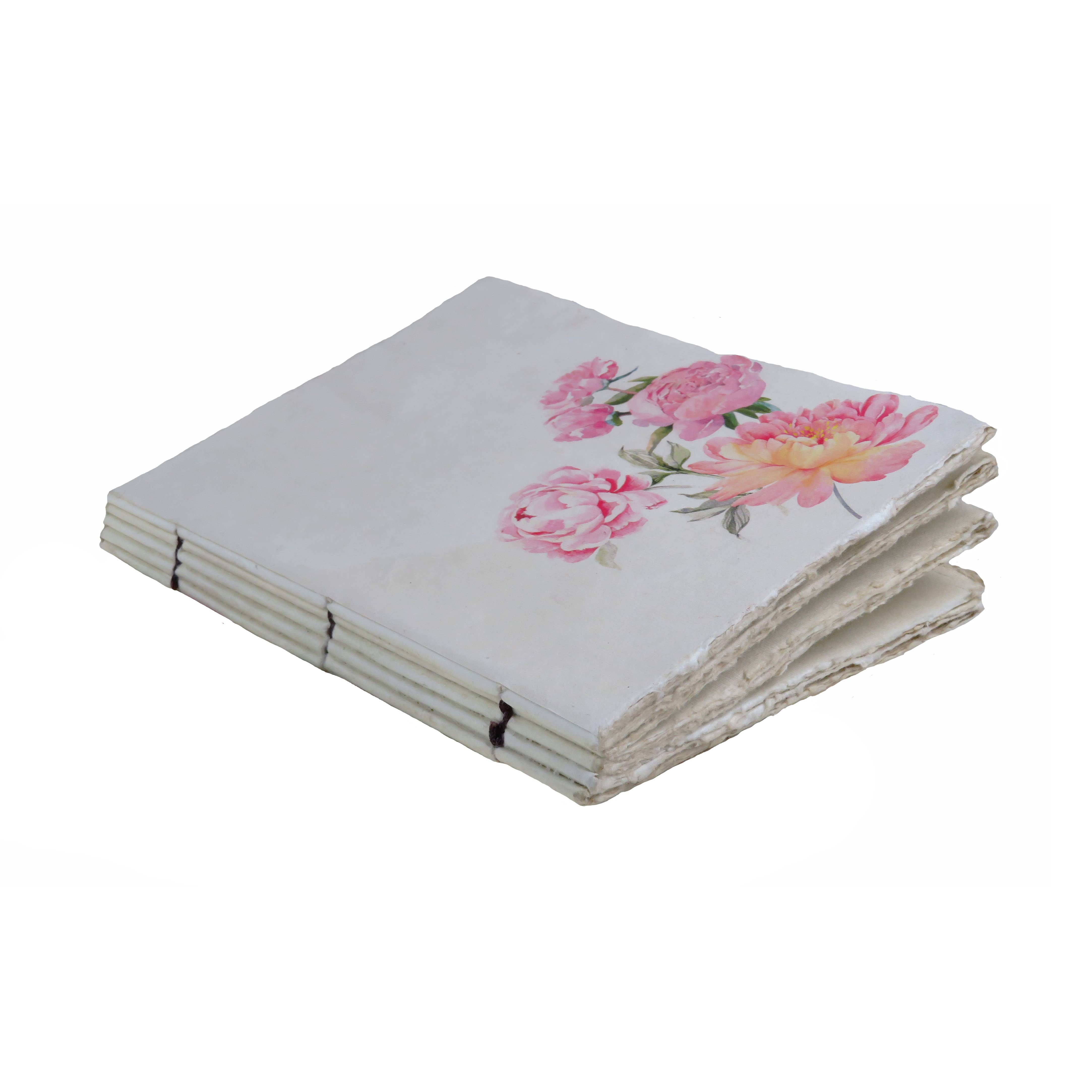 Supplement D'AM - Wholesale Notebook - Parchment paper notebook with flower pattern3