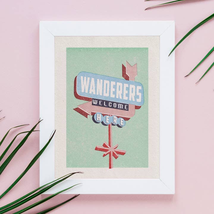 Cartaz de Boas-Vindas do W por atacado de Cluster Funk Studio