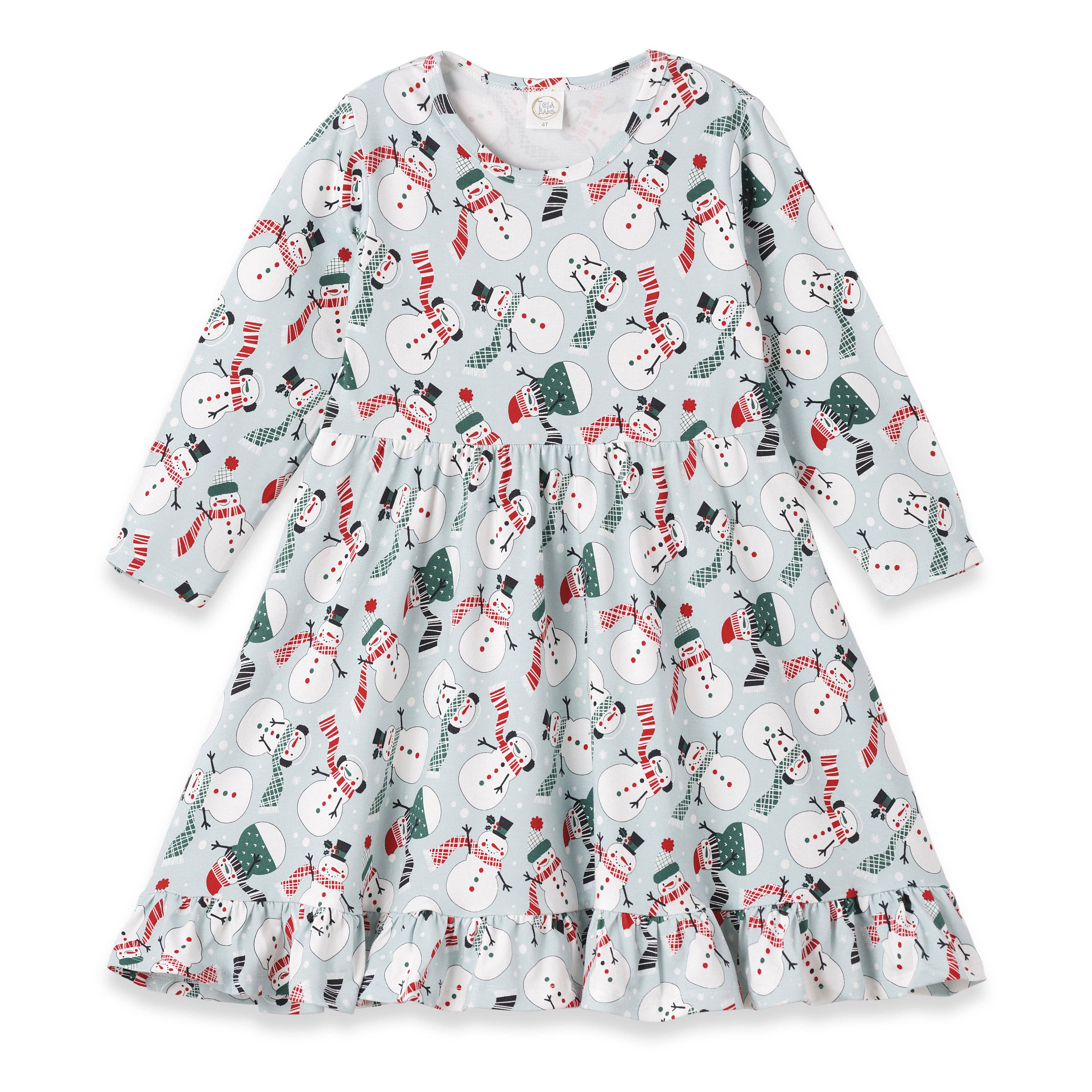 Tesa Babe - Wholesale Jurk - Kinderen - Bamboo Twirl-kerstjurk voor meisjes0