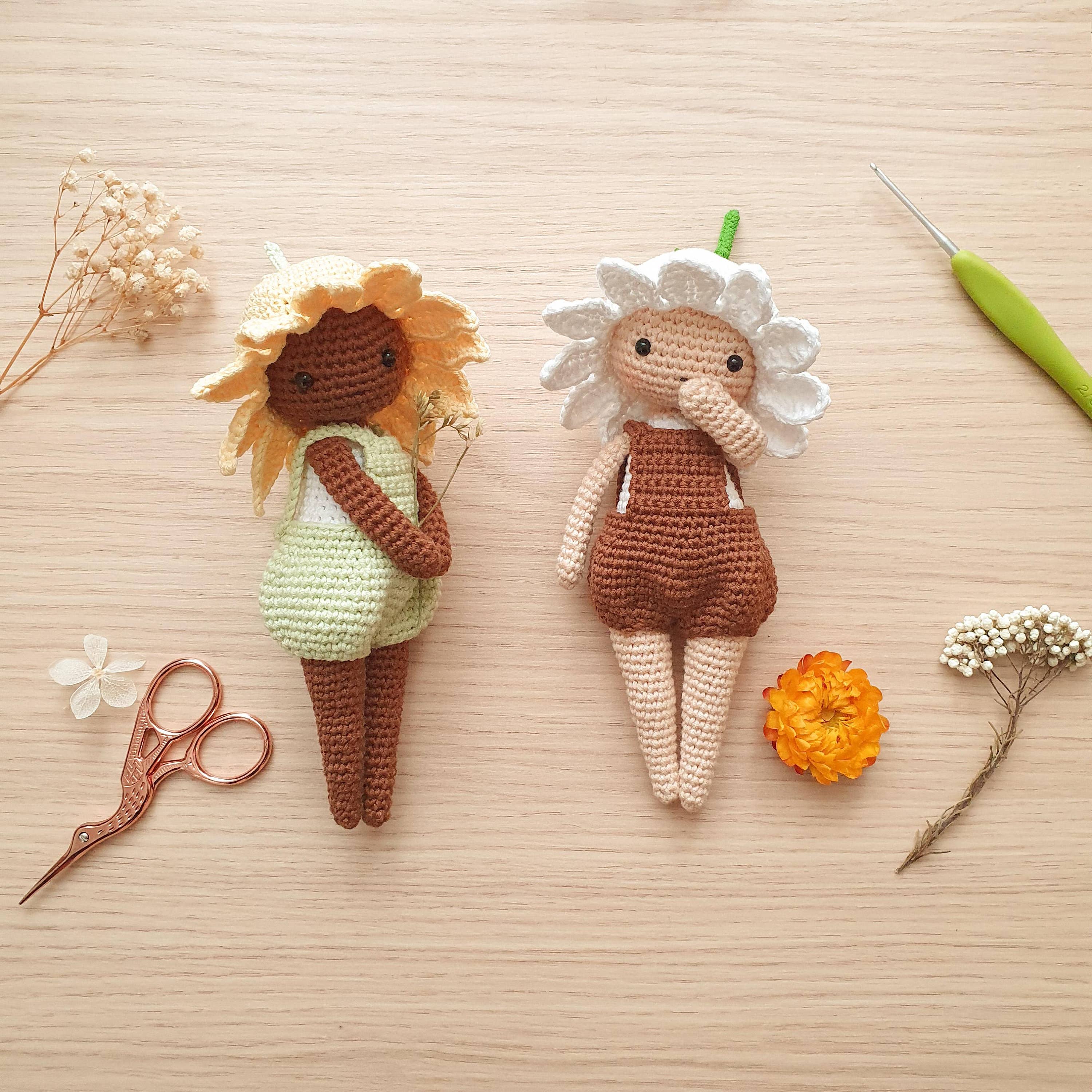 Anh2 LTD - Wholesale Doll - Kids - Cute Crochet Flower Sprite, Handmade Amigurumi Doll4