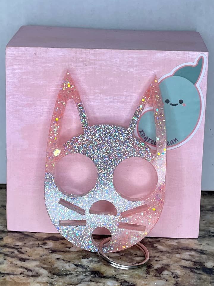 Selvforsvars-nøgleringe med katteform for engroshandel hos xogreenbean