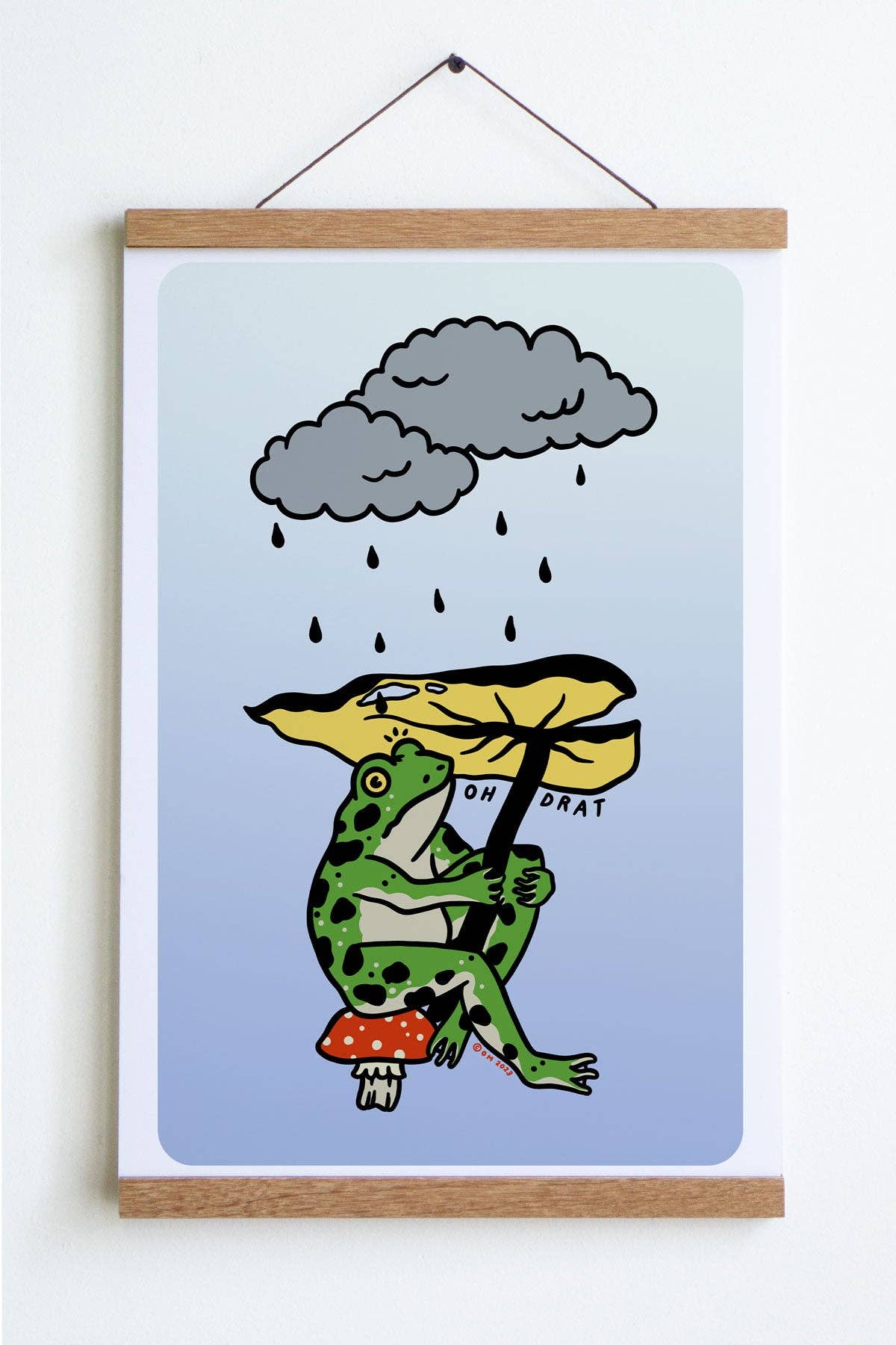 Stay Home Club - Wholesale Art Print - Leaf Umbrella Print2