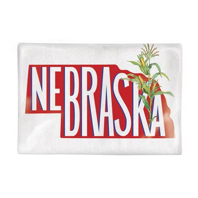 Nebraska State Bagged Towel for wholesale by Mary Lake-Thompson Ltd.