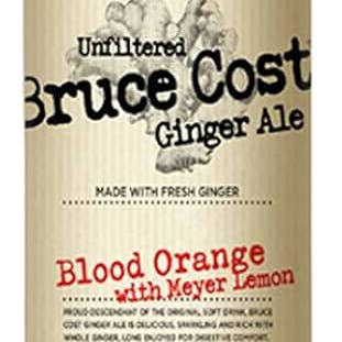 L&F Universal Goods - Wholesale Soda/Carbonated Drink - BRUCE COST BLOOD ORANG MEYER LEMON GINGER ALE SODA 12OZ/24PK0