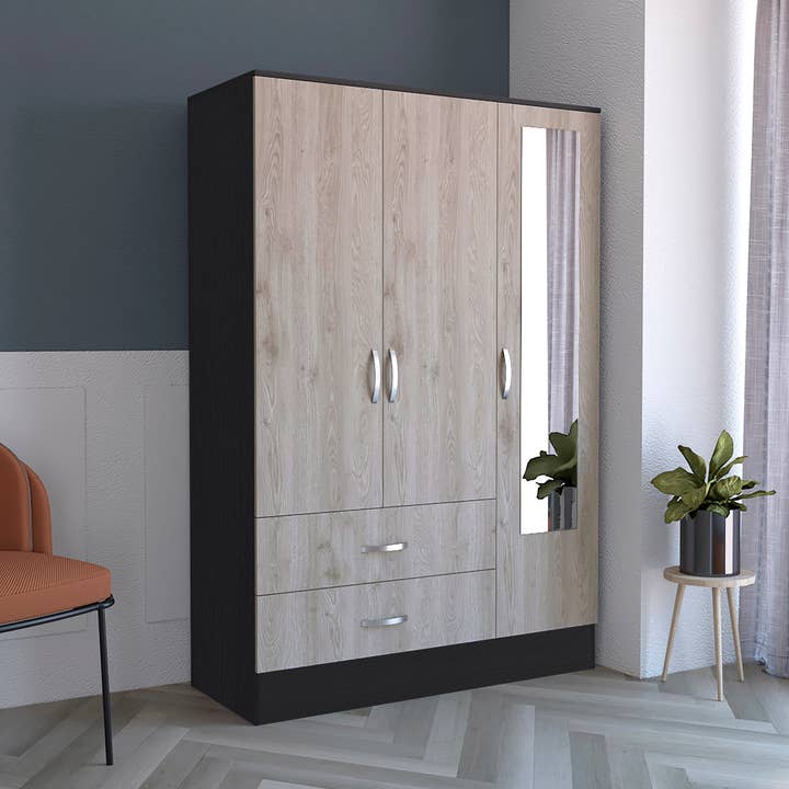 Bolton Mirrored Armoire with 3-Doors and 2-Drawers and other Purchase Wholesale stand modulaire. Free Returns & Net 60 Terms on Faire trending on Faire.