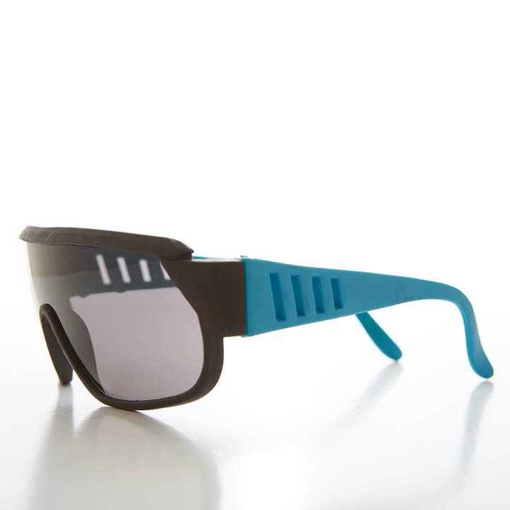 80'erne Neon Sport Shield Vintage Solbriller - Barney for engroshandel hos SUNGLASS MUSEUM