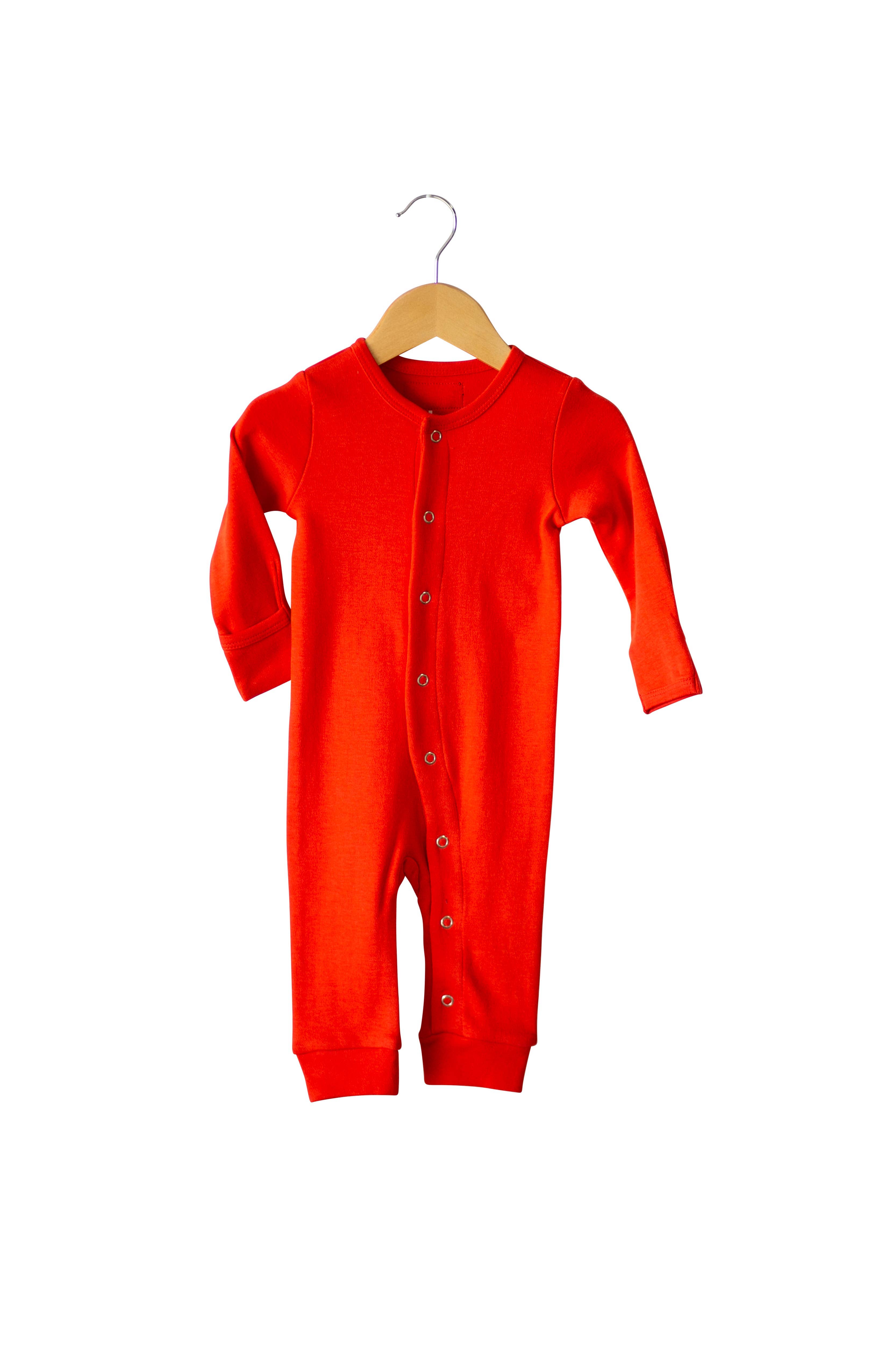 Modern Burlap - Wholesale Jumpsuit - Baby - Organic Button Coverall | Solids & Prints6