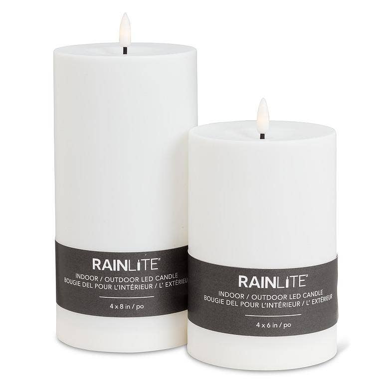 Abbott – wholesale Flamlöst ljus – Stort inomhus/utomhus LED-ljus-vit-8 ”H1