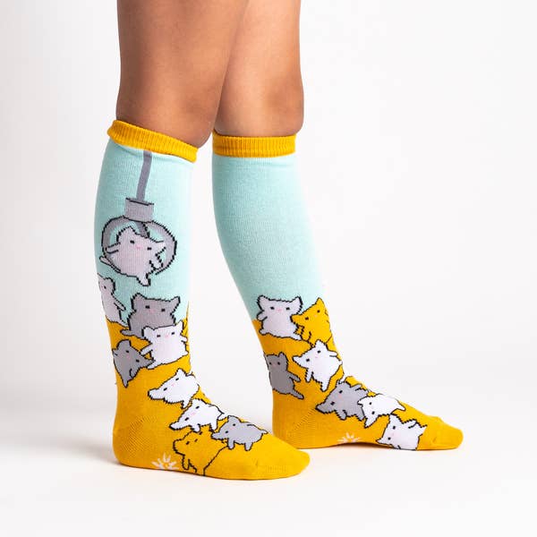 Cat Claw Youth Knee Socks for wholesale by Sock it To Me