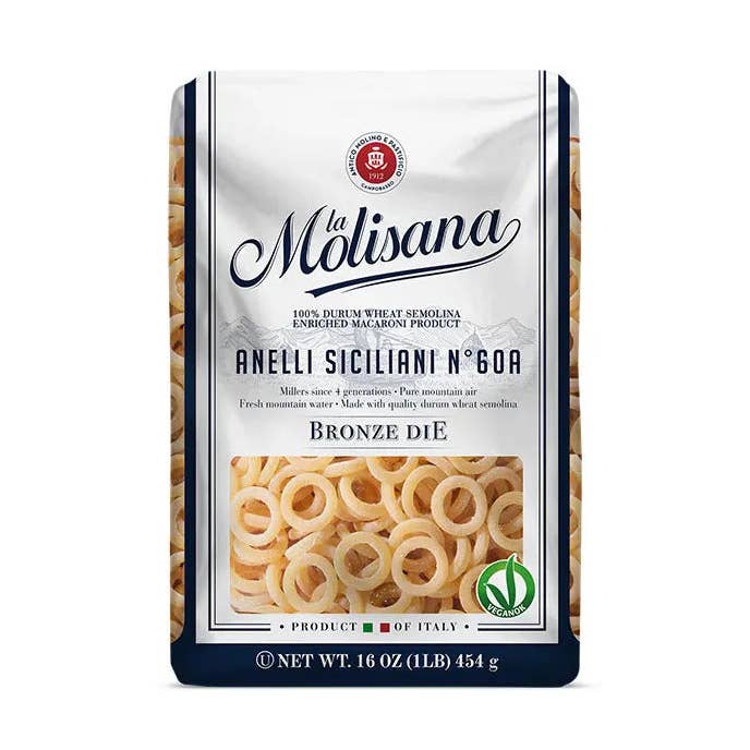 La Molisana Anelli Siciliani N°60 for wholesale by The Italians' Pantry
