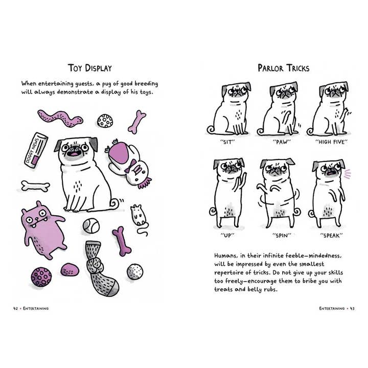 Simon & Schuster - Wholesale Pets - Pug's Guide to Good Manners by Gemma Correll3