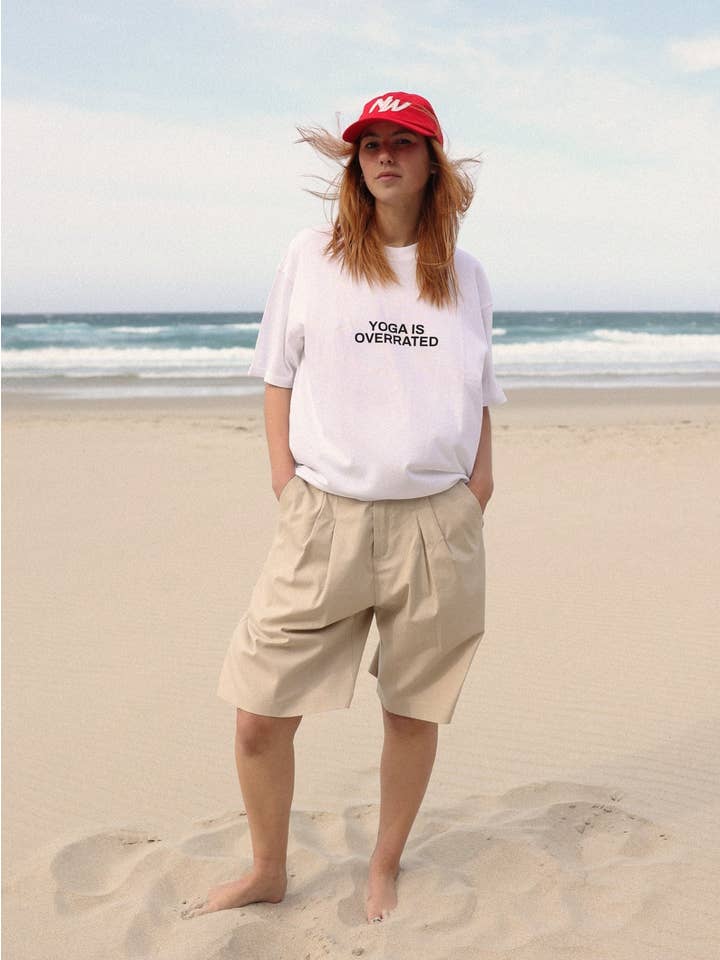 NWHR - Wholesale Screen Printed T-Shirt - Unisex - Yoga t-shirt is overrated5