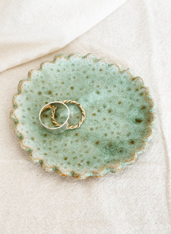 Frankie Ceramics - Wholesale Jewelry Dish - Scallop Trinket Dish 5