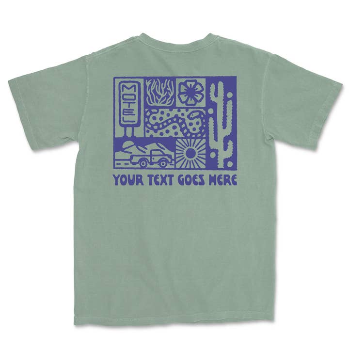 Island View Outfitters – Großhandel T-Shirt mit Siebdruck – Unisex – *BENUTZERDEFINIERTES* Wüstenreise-T-Shirt2