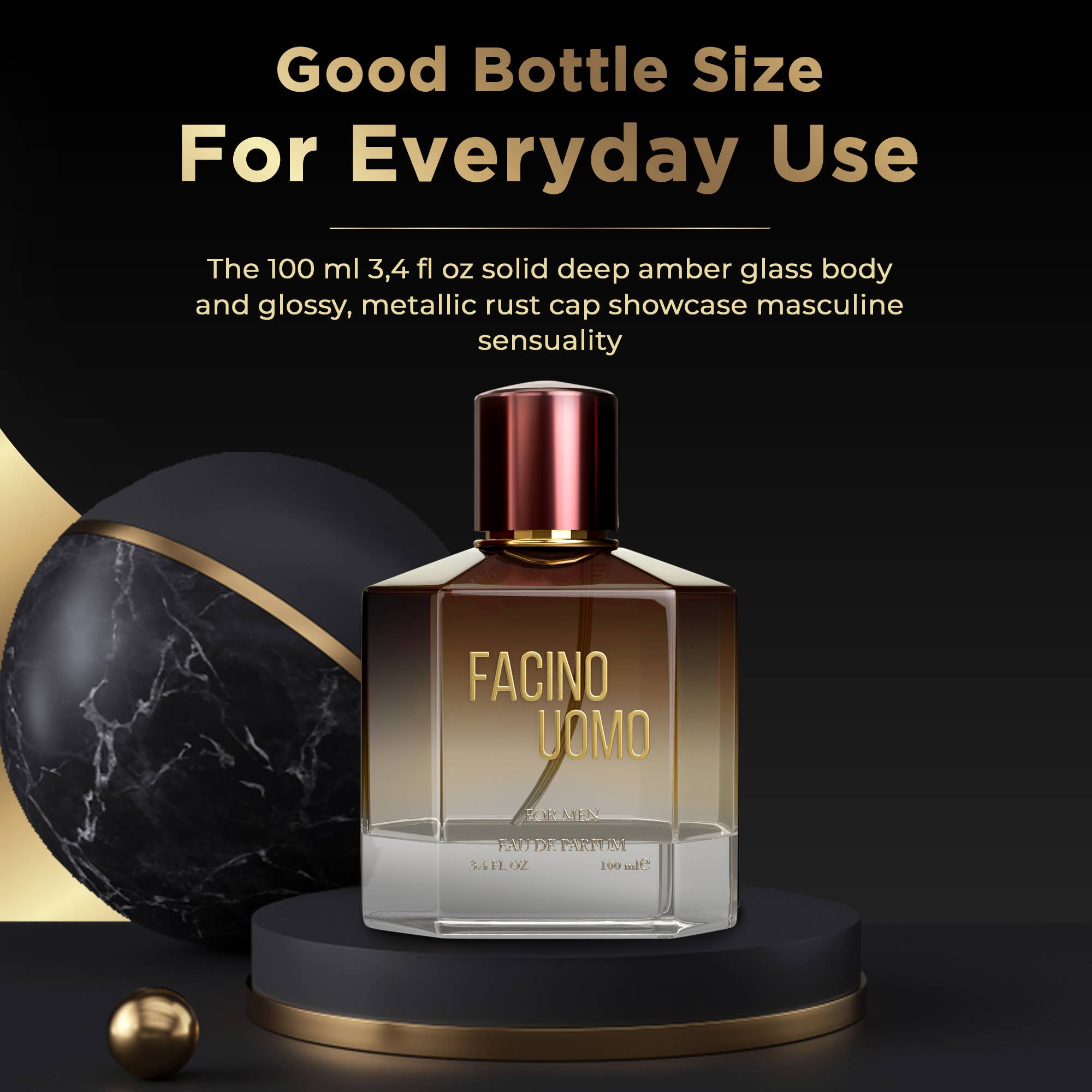 Regal Fragrances - Wholesale Perfume/Eau de Toilette - Facino Uomo INSPIRED by INVICTUS Mens Cologne 100ml 3.4fl oz2