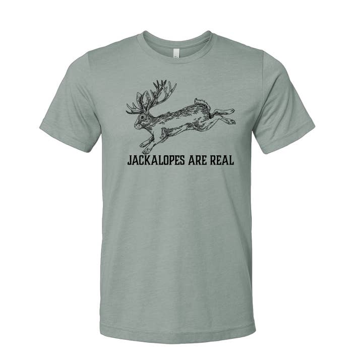 This Joyful Home - Wholesale T-Shirt (Graphic) - Unisex - Jackalopes are Real Wyoming Unisex T Shirt 2
