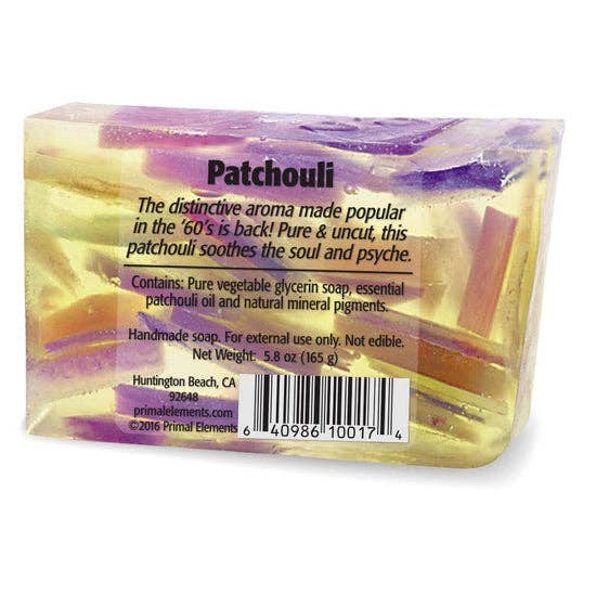 Primal Elements – wholesale Tvål – Glycerintvål | Limpa eller Bar | Patchouli