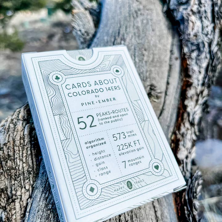 Pine + Ember - Wholesale Playing Cards - Colorado 14ers Playing Cards