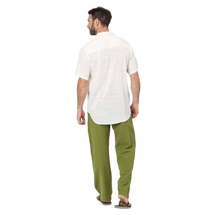 La Mano Boho - Wholesale Pants - Men's - MEN'S SUMMER LONG LINEN PANTS HPL0100H2