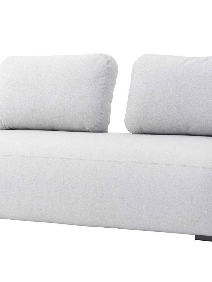 2-Sitzer-Sofa, Textil mit Rückenlehne aus Seil, 199 x 99 x 77 cm für den Großhandel von Aria Outdoor - GARPE GROUP - GARCÍA PÉREZ Y CÍA S.L.