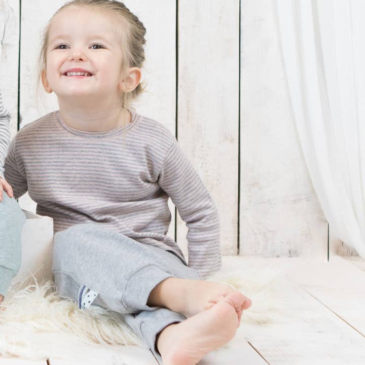 OrganicEra Organic Baby L/S Tshirt,Striped for wholesale by OrganicEra