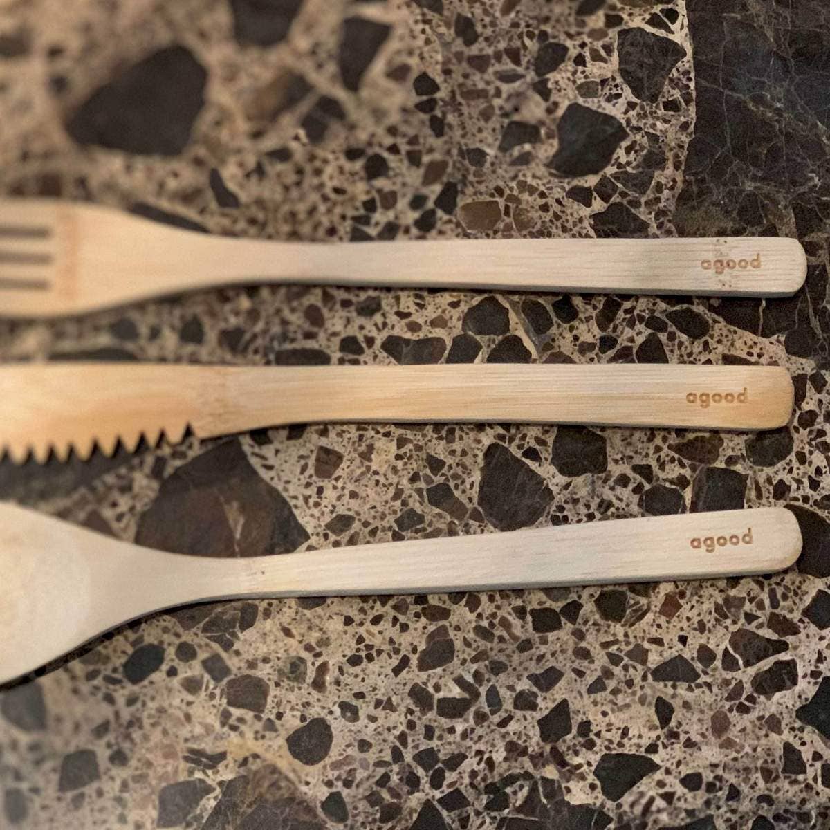 agood company - Wholesale Assorted Cutlery Set - Bamboo Cutlery Set Adult2