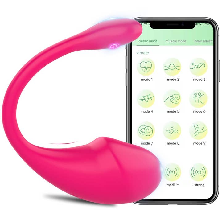 Rosa Power Escorts - BR322 - Travel Egg - Vibrador Controlado por App - Rosa para venda a revendedores na Faire