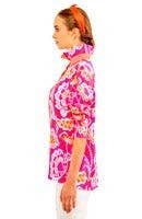 Gretchen Scott LLC - Wholesale Button Down Shirt - Women's - Comfy Cozy Shirt - Flora11