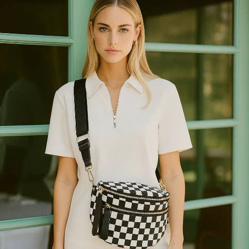 AMPERE CREATIONS - Wholesale Crossbody Bag - Women's - Paulina Nylon Waterproof Multi-Compartment 10" Crossbody Bag7