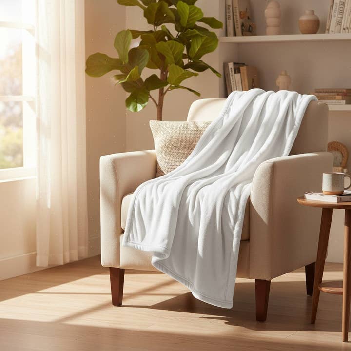 BSB Collection Plush Fleece Blankets 2 PK for wholesale by Rifz Textiles Inc