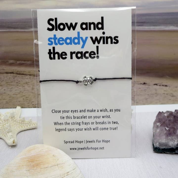 Jewels For Hope - Wholesale Charm/Dangle Bracelet - Turtle Wish Bracelet, Sea Turtle, Small Gift Items3