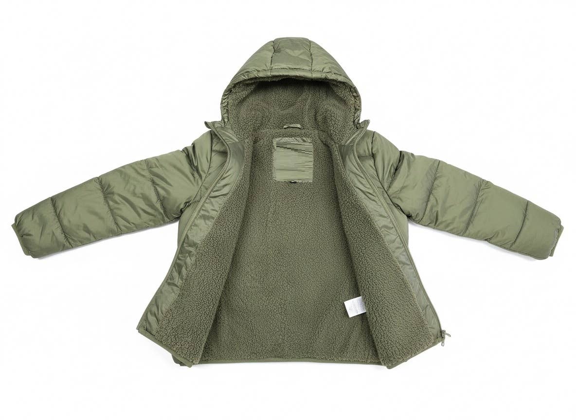 1826 - Vente Doudoune – enfant - Doudounes à capuche doublées en sherpa pour garçons 1826 tailles 4-2011