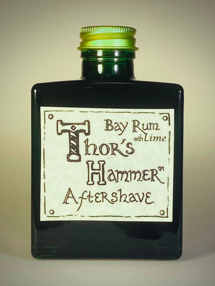 Lime Bay Rum Aftershave Limited Edition with Orifice Reducer for wholesale by Freyja's Magic
