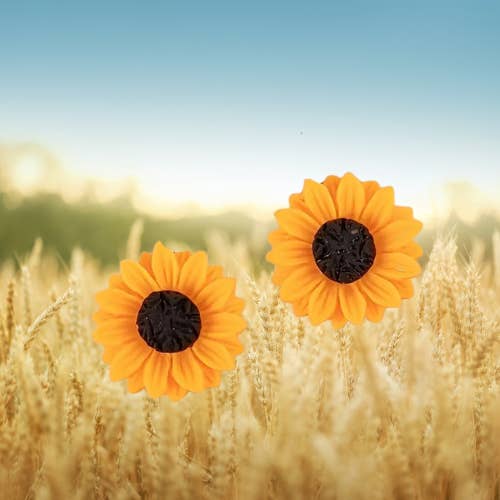 Borchie Girasole per la vendita all'ingrosso da parte di Tiny Sparrow Designs