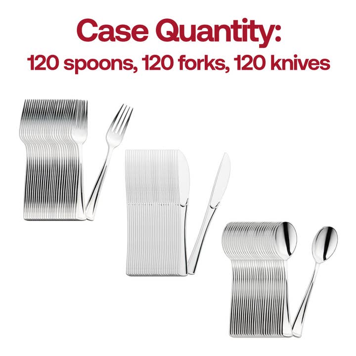Smarty had a Party - Wholesale Assorted Cutlery Set - Shiny Metallic Silver Plastic Cutlery Combo Set - 120 Guests2