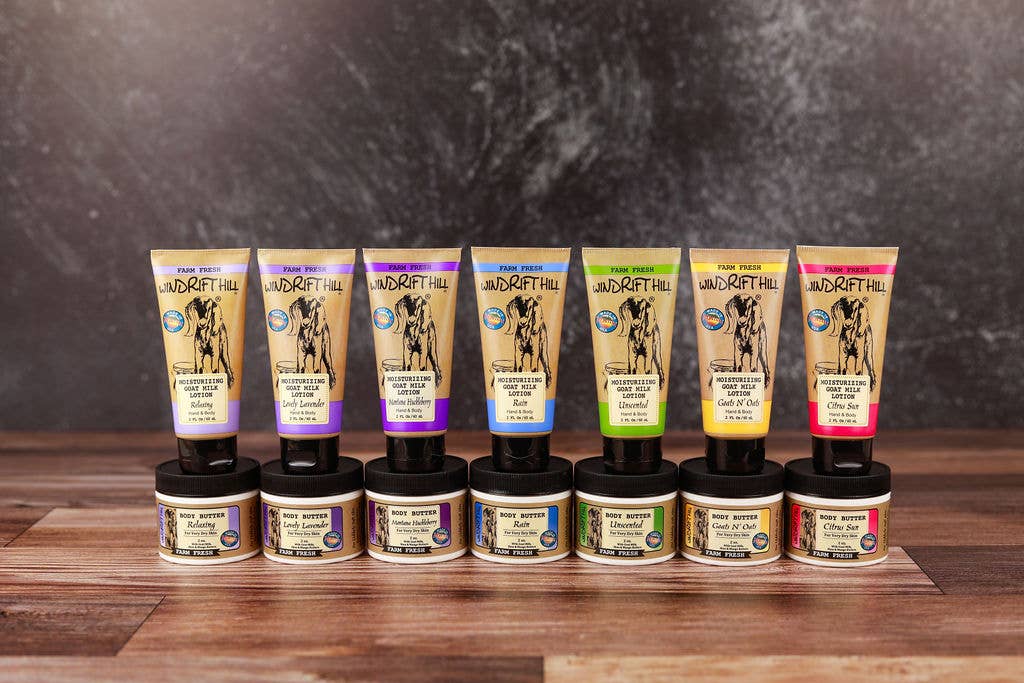 Windrift Hill Goat Milk Skincare - Wholesale Hand & Body Lotion - Unscented Goat Milk Lotion - Tube | 6pack7