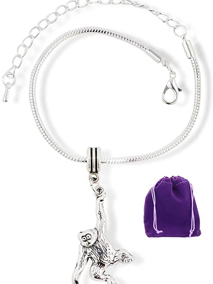 Pulseira de macaco de joias Emerald Park | pulseira de corrente de cobra de aço inoxidável por atacado de Dave The Bunny