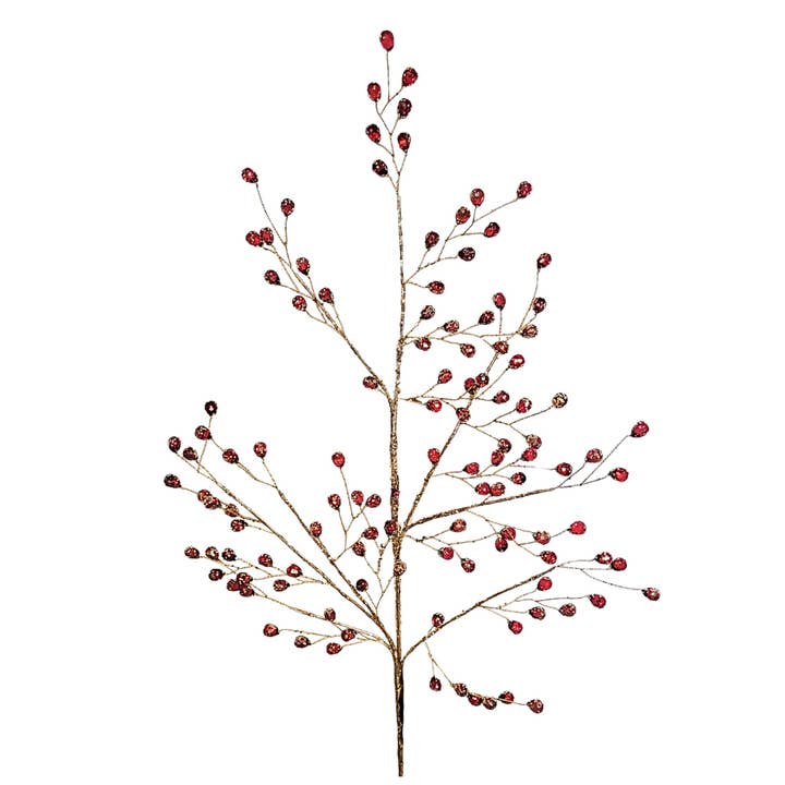 Burgundy Acrylic Bead Spray 26” for wholesale by David Christopher's Collection