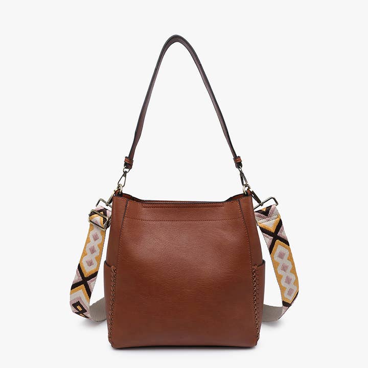 Jen & Co. – bolsa tiracolo - Mulher por atacado – Saco de balde M2070 Penny 2 em 1 com alça de guitarra1