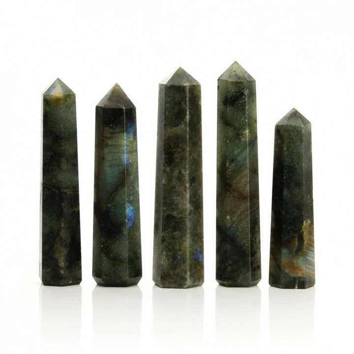 UniArt – Pedra/cristal espiritual por atacado – Pontas de Labradorita